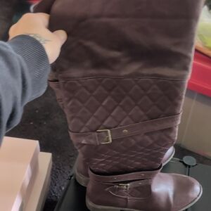 Titan Burgundy and Brown Boots